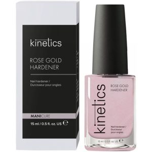 Kinetics UČVRŠĆIVAČ ZA NOKTE ROZE ZLATO 15 ml - NOVA ŠIFRA