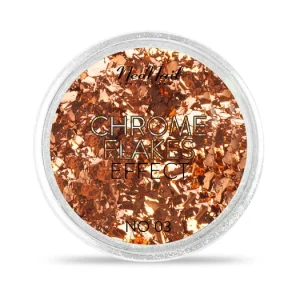 Prah za nokte Chrome Flakes Effect No. 03