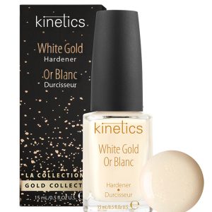 Kinetics UČVRŠĆIVAČ ZA NOKTE BELO ZLATO 15 ml - NOVA ŠIFRA